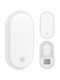 Maclean Energy Waterproof Outdoor Ceiling Light with Built-In LED in White MCE534
