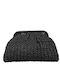 Knitted Women's Handbag Black