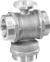 Honeywell Ρυθμιστική Σφαιρική Βαλβίδα 3 Δρόμων Dn25 G11/2 Kvs=10 Χωρίς Ενεργοποιητή Mvn R2