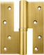 Metalor Türscharniere Messing Breit 120x96mm Gold