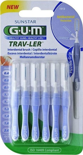 Sunstar Sunstar Interdentalbürsten mit Griff 1,1mm Lila 6 Stück