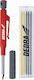 Dedra Mechanical Drawing Pencil Plastic with Sharpener Black