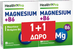 Health Pro Promo Magnesium Bisglycinate 500mg & B6 Συμπλήρωμα Διατροφής Μαγνήσιο & Βιταμίνη Β6 2x30 Ταμπλέτες Health Pro Promo Magnesium Bisglycinate 500mg & B6 Συμπλήρωμα Διατροφής Μαγνήσιο & Βιταμίνη Β6 2x30 Ταμπλέτες