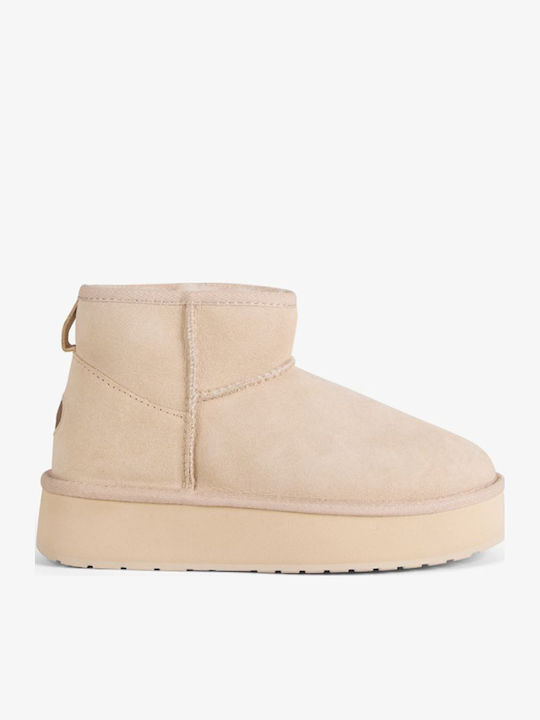 Emu Australia Leder Damen Stiefeletten mit Plat...