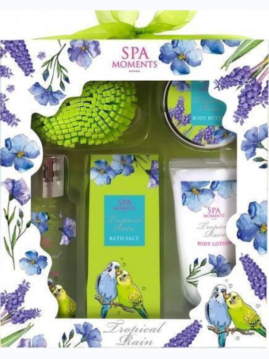 Spa Moments Tropical Rain Σετ Περιποίησης για Ενυδάτωση & Καθαρισμό Σώματος
