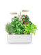 Self-Watering Plastic Flower Pot Moonlight Gold 18.5cm