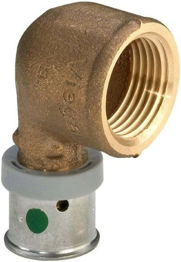 Viega Ъгъл 25 X 3/4 Месингов Блестящ