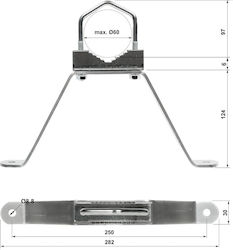 Delta Verzinkte Schraube mit Durchmesser M12mm