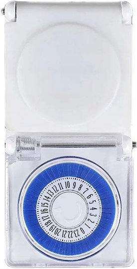 Plastrol Mechanischer Zeitschaltsteckdose Täglicher Außeneinsatz IP44