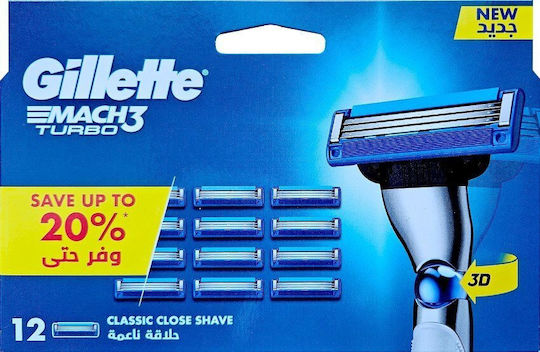 Gillette Бръсначка с резервни глави 3 остриета 12 бр