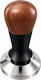 Belogia Dynamometric Tamper with Flat Surface 58mm in Brown Colour