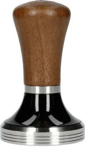 Barista Space Tamping Handle with Flat Surface 58mm in Brown Colour