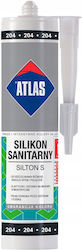 Atlas Filtri Schimmelresistente Schwarze Silikon-Dichtstoff 280ml