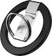 Zanaé Stand Magnetic Pliabil Cu Inel Compatibil Cu iPhone MagSafe Pixelsnap Negru