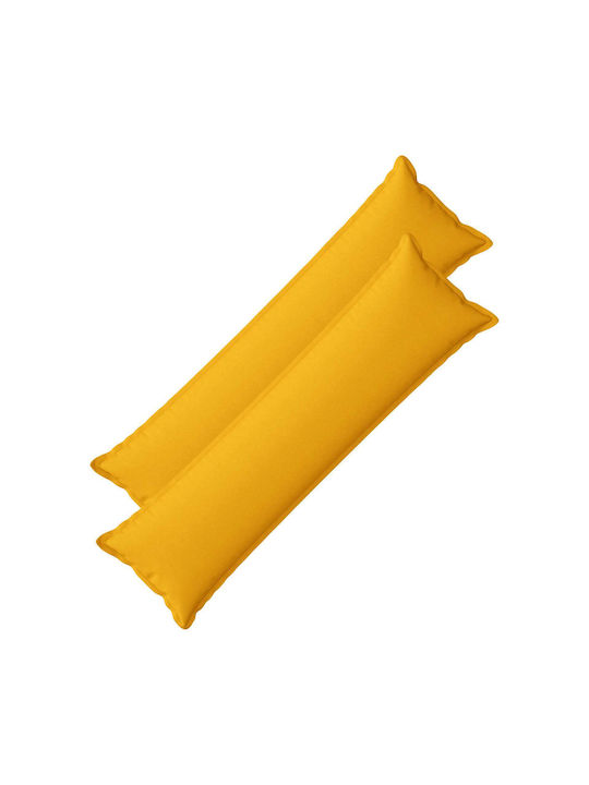 vidaXL Μαξιλάρι Καναπέ Houten Κίτρινο 40x145εκ.