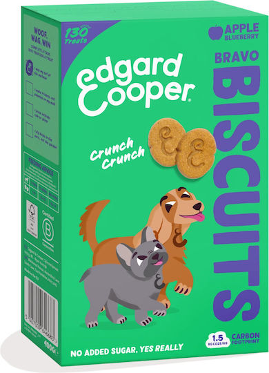 Edgard Cooper Hundeleckerlis mit Apfel, Blaubeeren, Banane und Erdnussbutter 400g