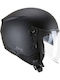 CGM 126A IPE Black Matt Κράνος Μηχανής Jet ECE 22.06 1200gr με Sunvisor