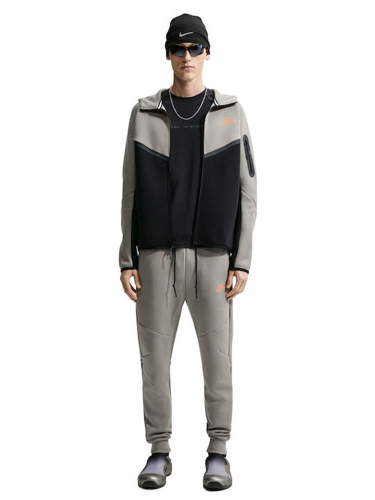 Nike Tech Fleece Ζακέτα με Κουκούλα Μαύρη