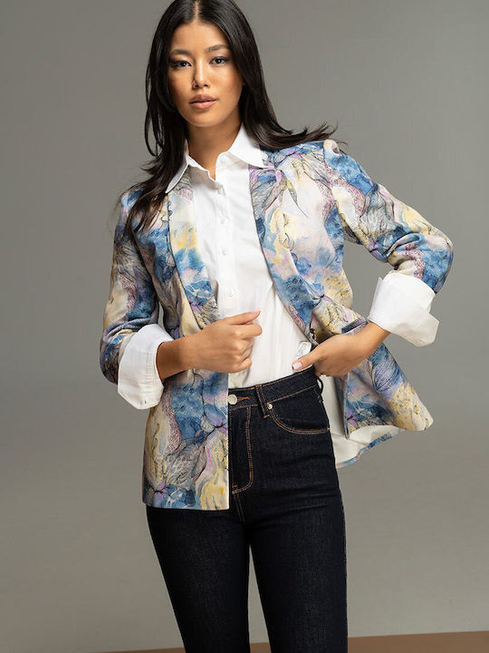 Hermosa Raisa Sacou Dama Blue