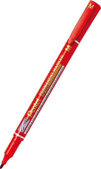 Pentel Μαρκαδόρος Διαφανειών Κόκκινος