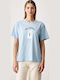 Karl Women's T-shirt Light Blue