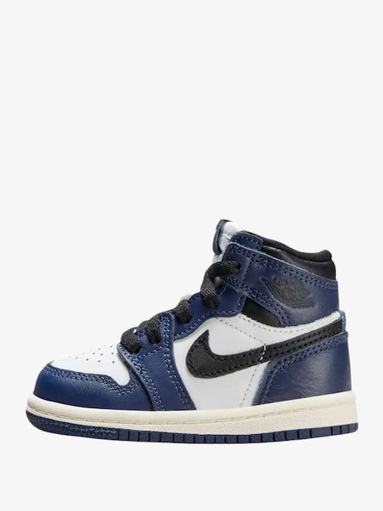 Jordan 1 Retro High Og Adidasi copii High Albastru