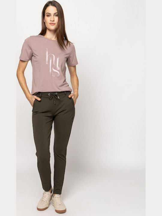 Women's Fabric Trousers Forest