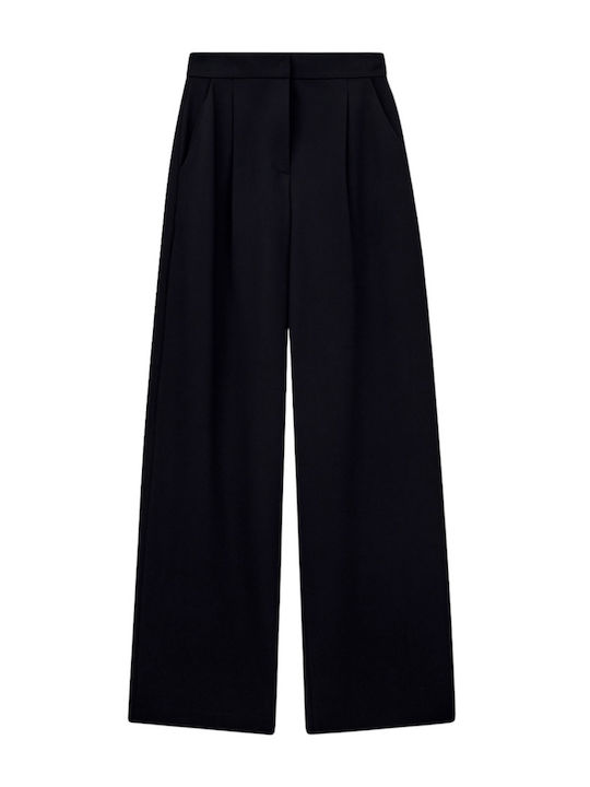 Damen Stoffhose Schwarz