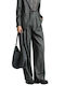 Damen Stoffhose Schwarz