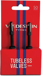 Vredestein Tubeless Ventile 70mm Schwarze Neue