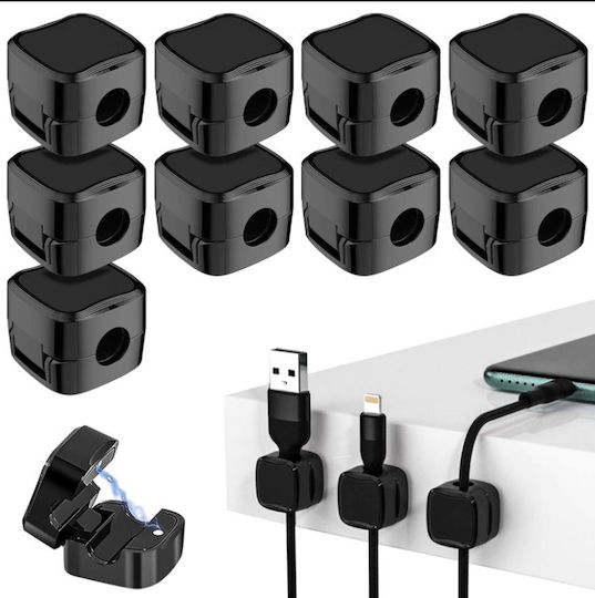 Magnetic Office Cable Organization Clip 6 Pcs Spv