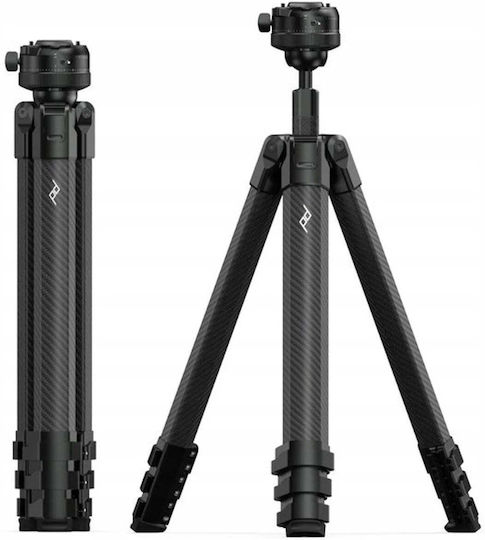 Peak Design Видео Статив от Алуминий с Сферична Глава и Издръжливост 2kg до 197.4cm