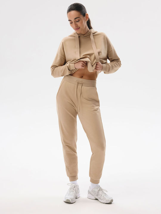 Fushis 264 Pantaloni de Trening cu Pantaloni Evazați Bej