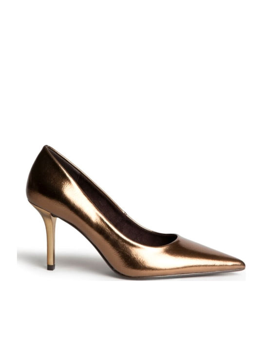 Goldene Pumps