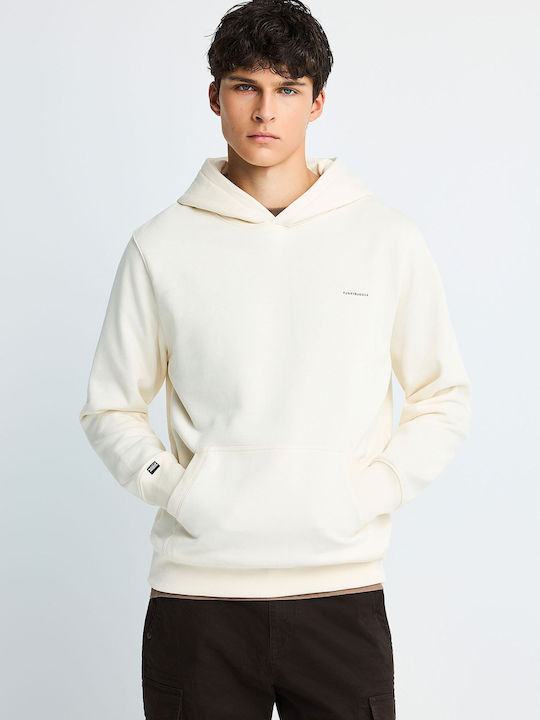 Funky Buddha Hooded Sweatshirt Beige
