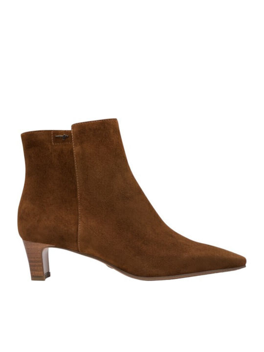 Tamaris Leder Damen Stiefeletten Braun