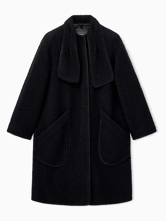 Women's Wool Coat Black