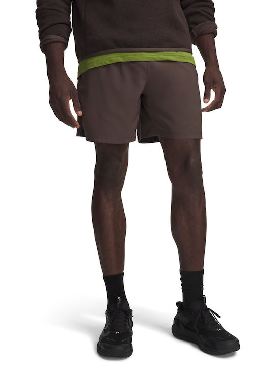 Under Armour Sports Men's Shorts Dark Brown Beige
