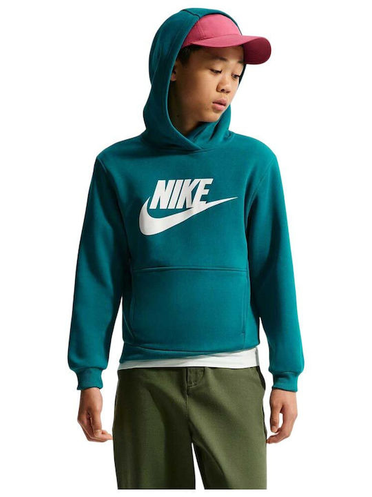 Nike Fleece Kinder-Sweatshirt mit Kapuze und Ta...