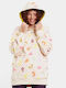 Women's Hooded Sweatshirt Beige