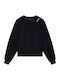 Long Women's Black Sweatshirt