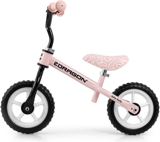 Milly Mally Kinder Balancefahrrad Dragon Rosa