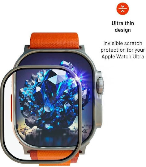 Защитно фолио Fixed Sapphire Crystal Apple Watch Ultra Стоманен Безел