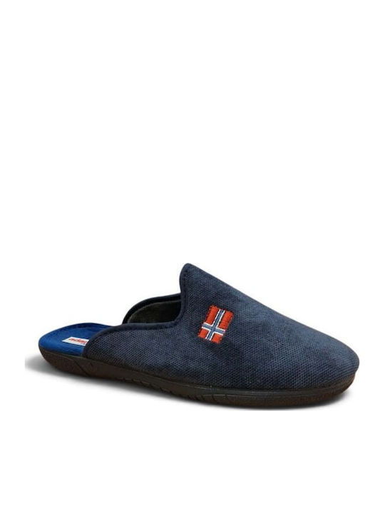 Men's Blue Slippers