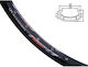 Alexrims Bicycle Rim Extreme Dm24 Cnc V-Brake 24" X 48 Hole Aluminum Black