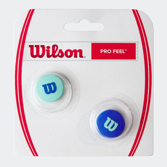 Wilson Ultra Pro Feel Amortizoare de vibrații pentru tenis x 2 Albastru