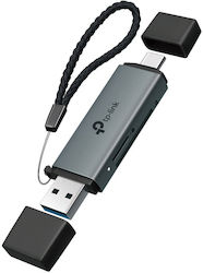 TP-LINK Cititor carduri USB 3.0 / USB 3.1 pentru SD/microSD