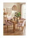 Dining Room Velvet Chair Light Pink
