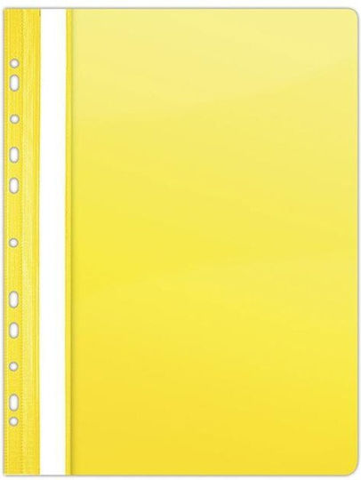 Donau Transparent File Folder for A4 Paper Yellow