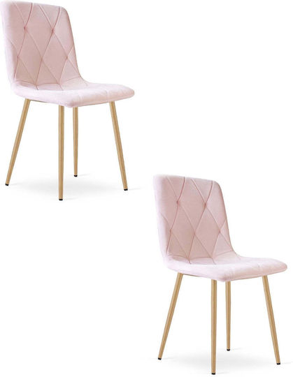 Velvet Pink Dining Chair